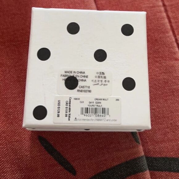 New Kate Spade Yours Truly Three Earrings Boxed Set - Picture 6 of 7